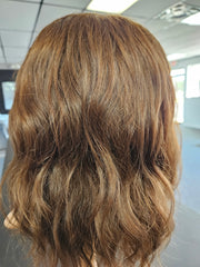 Medium Brown Natural Wavy Full Lace Wig