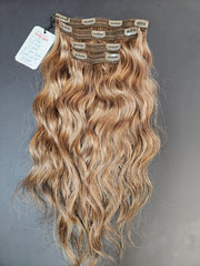 Brown & Blonde Blend Clip-In Extensions