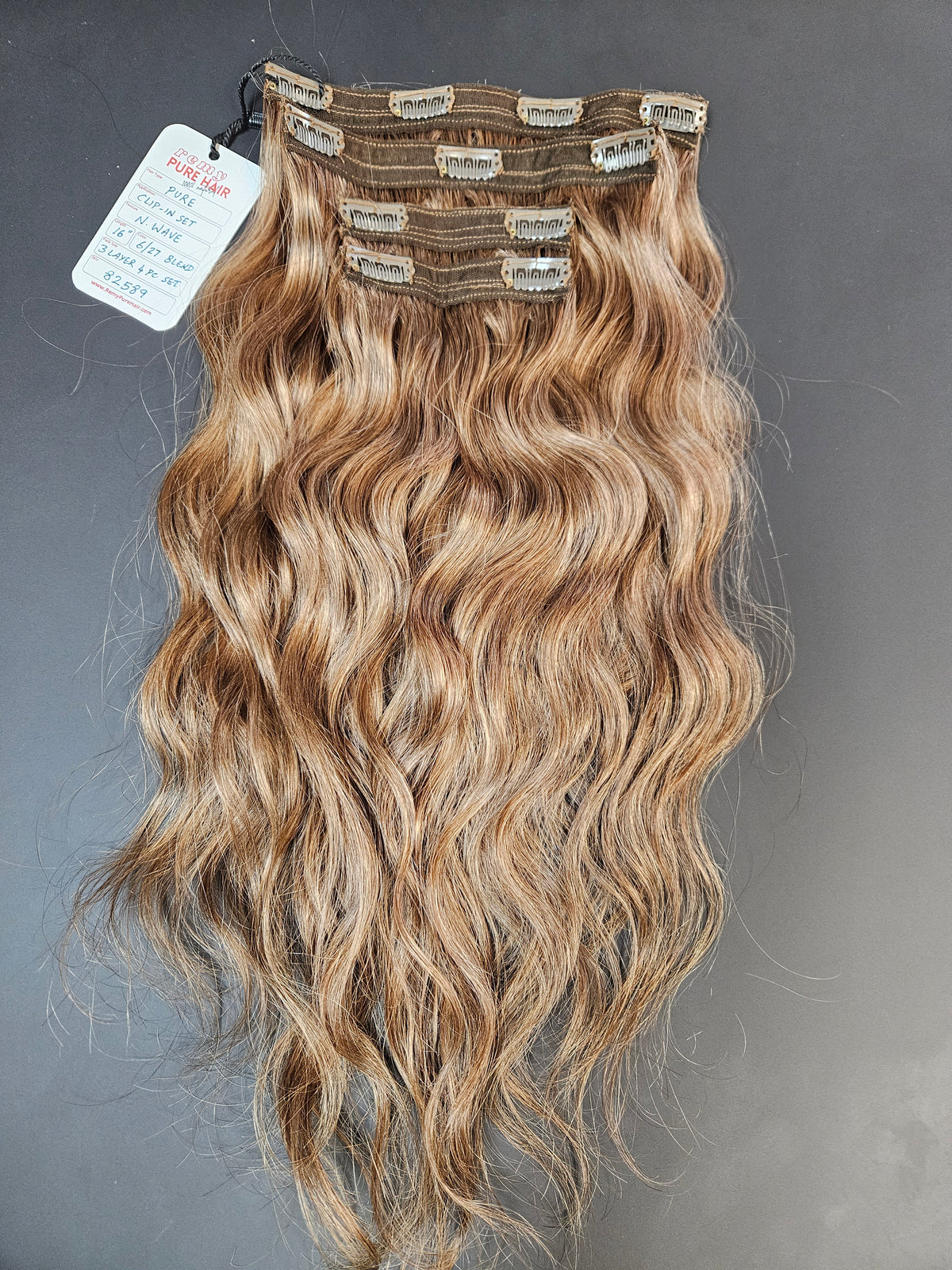 Brown & Blonde Blend Clip-In Extensions