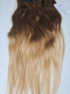 Clip-in Hair Extension SET - 18 inch Ombre color #8 and color #22