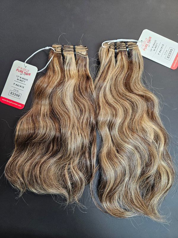 Brown and Blonde Streak Hair - Two Bundle Deal