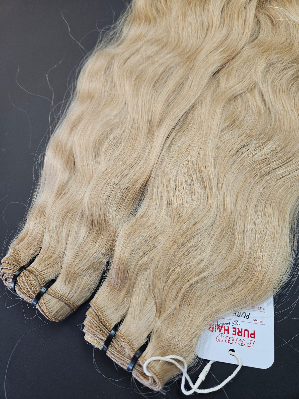 Golden Blonde Wavy Hair Bundles