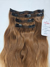 Clip-in Hair Extension SET - 18 inch Ombre color #8 and color #22