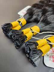Jet Black Flat K-Tip Extensions