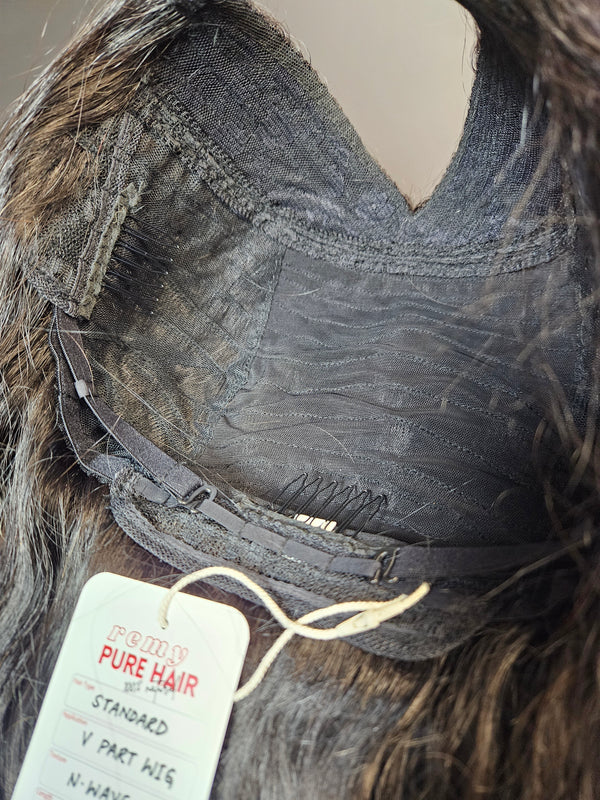 20 inch V-Part Wig