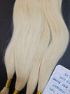 Pure 16 inch Keratin "I" tips #60 Lightest Blonde - Total 120 strands