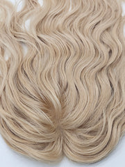 Blonde Lace Hair Topper | 14" Remy Human Hair