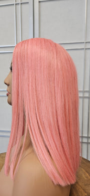Pink Closure Wig