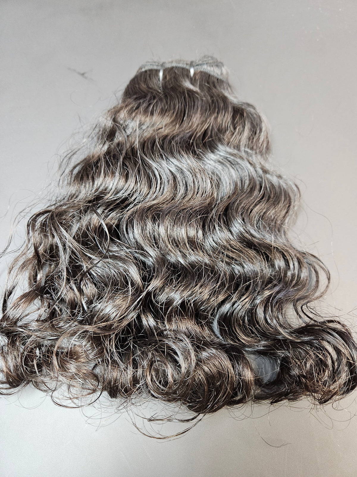 Pure Curly Human Hair Weft Bundles