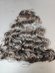 Pure Curly Human Hair Weft Bundles