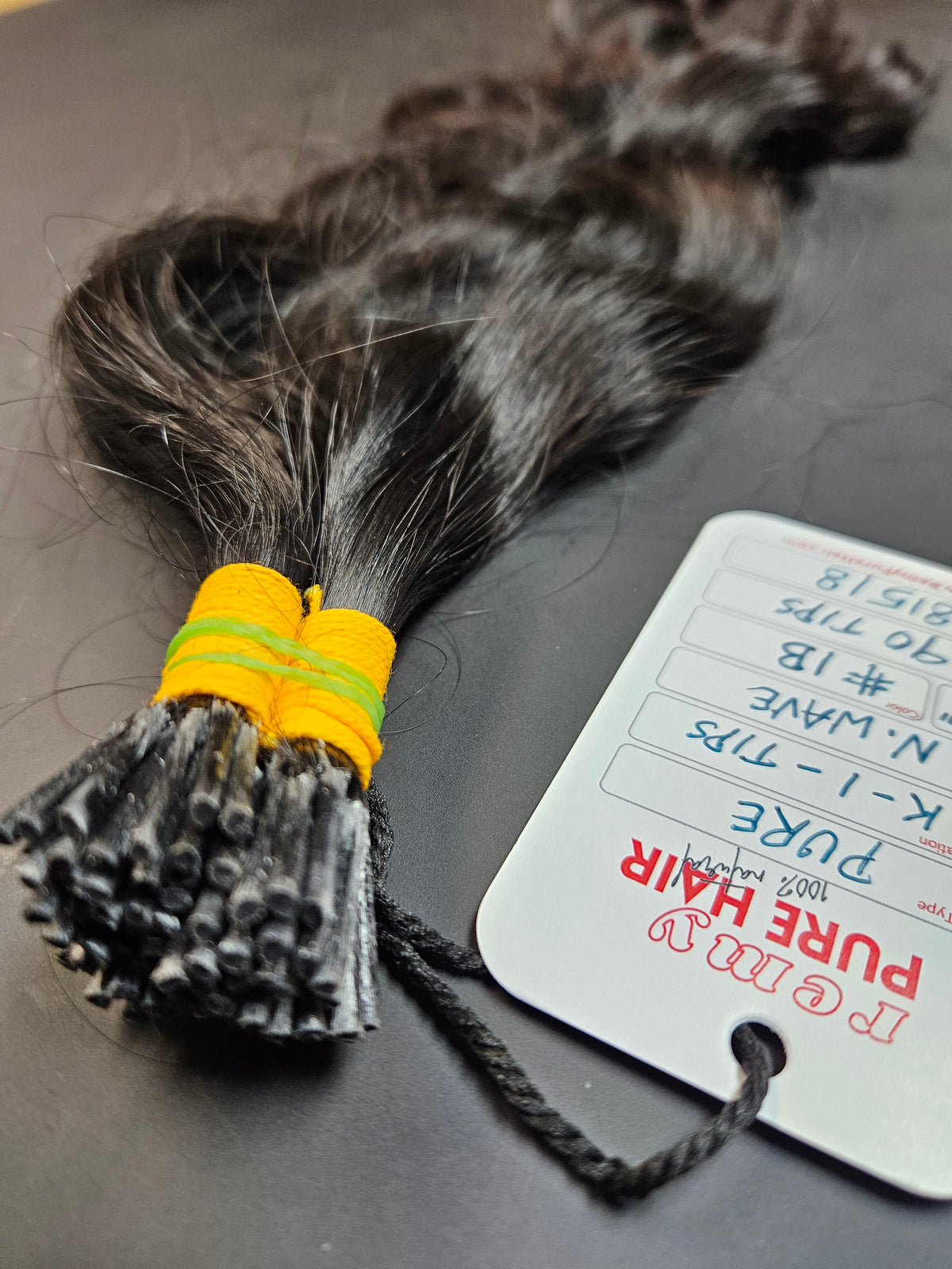 Natural Black I-Tip Extensions