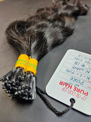 Natural Black I-Tip Extensions