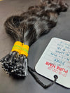 Pure 20 inch Keratin "I" tips #1B Natural Black - Total 90 strands