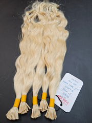Blonde I-Tip Hair Extensions