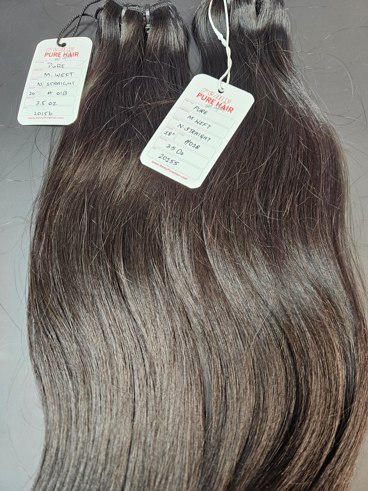Pure Straight Human Hair Weft Bundles