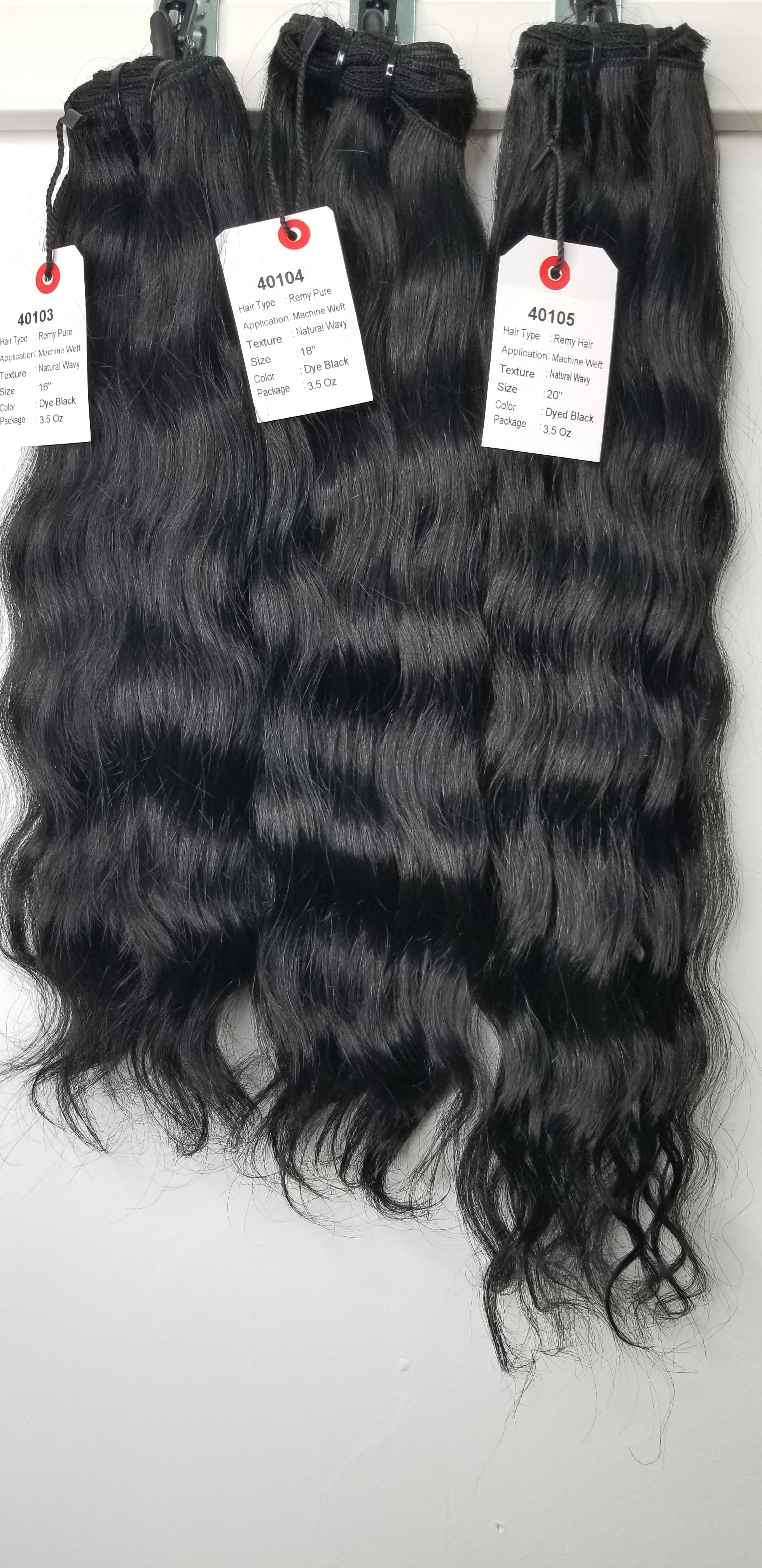 Remy Hair Jet Black#1 Bulk Hair Extensions Wholesale
