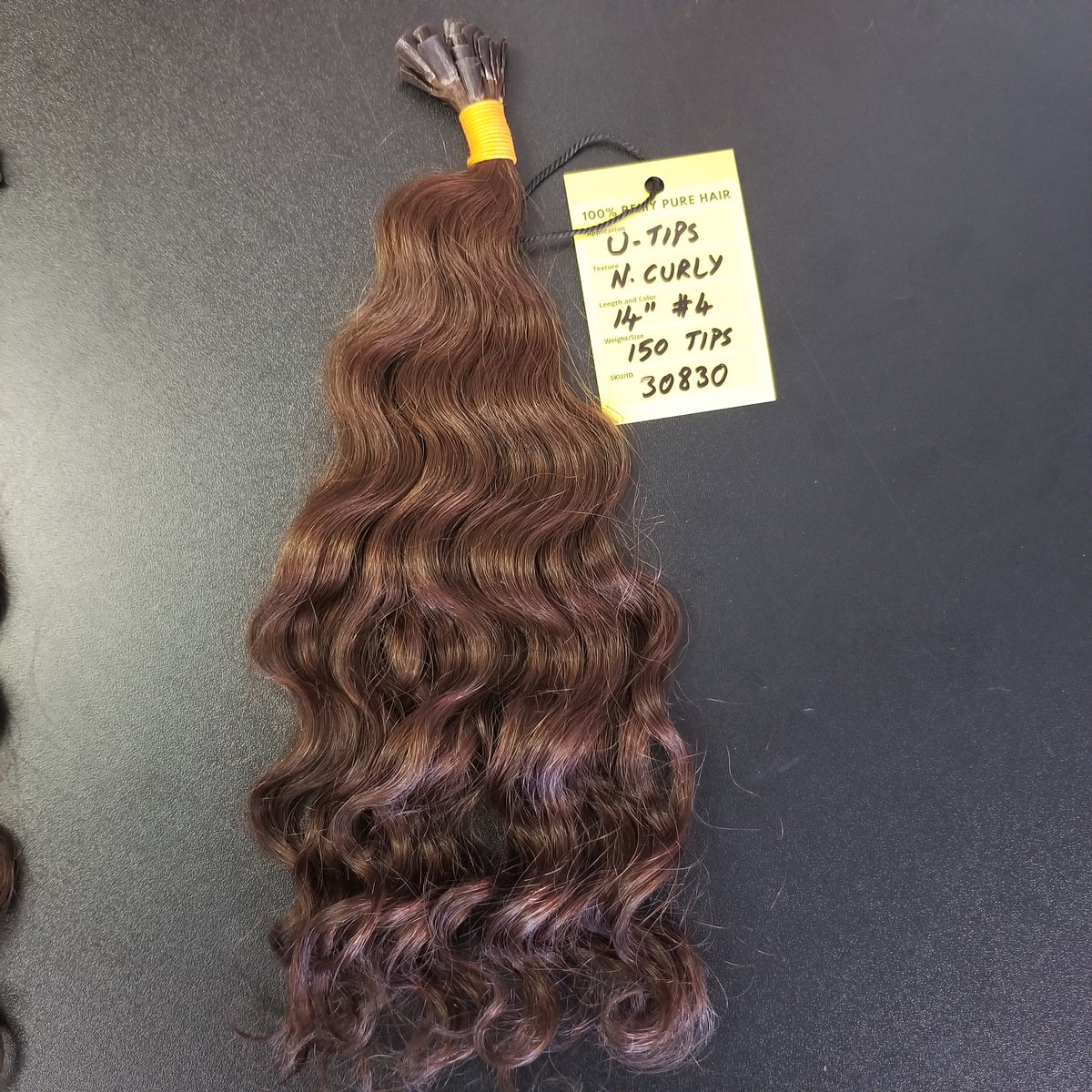 Medium Brown U-Tip Extensions