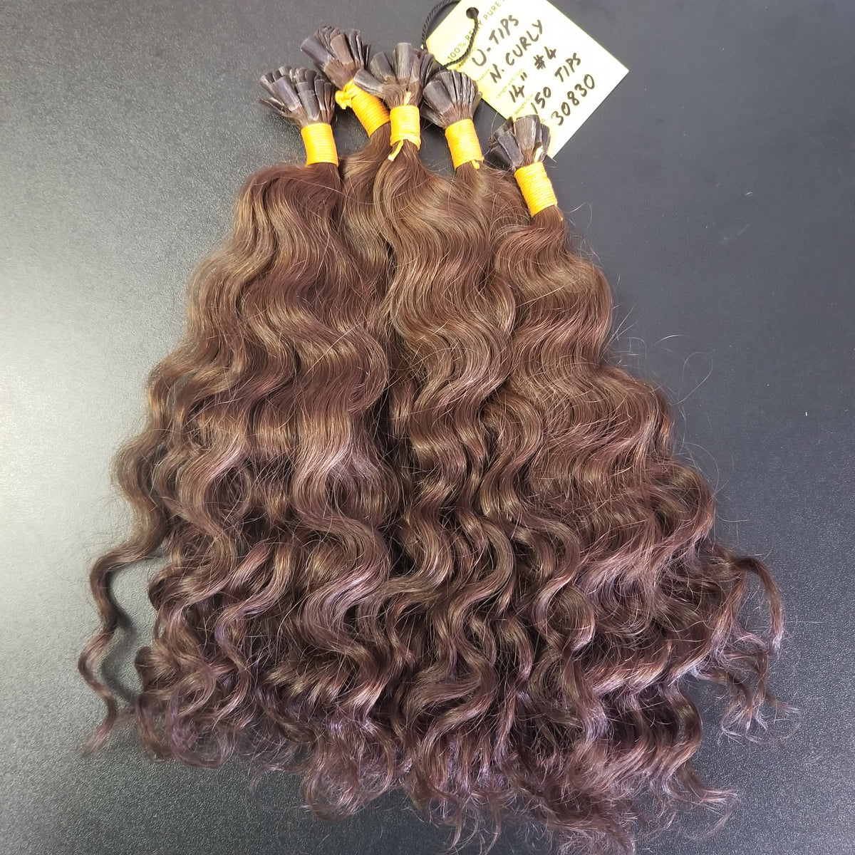 Medium Brown U-Tip Extensions