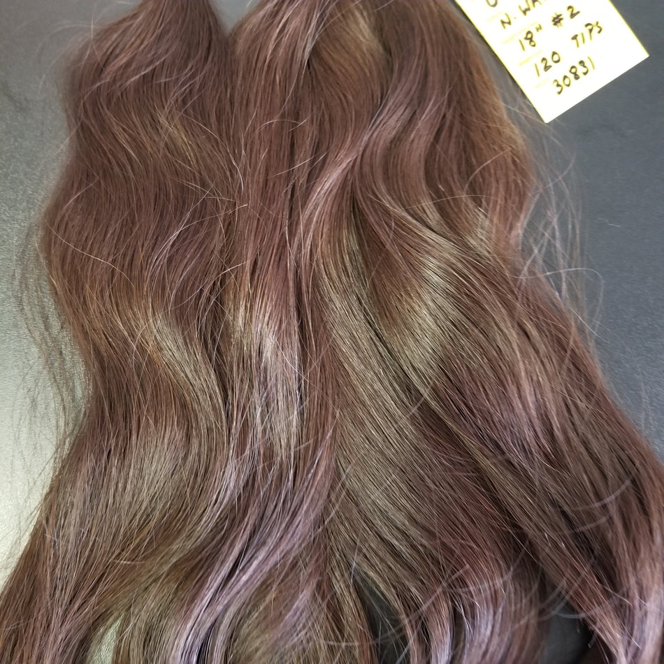 18 Inch U Tip Keratin Hair Extensions - Dark Brown 002 - Total 120 strands