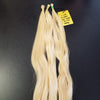 22 Inch Micro Ring/I Tip Keratin Hair Extensions - 613 Platinum Blonde - Total 90 strands - 30834