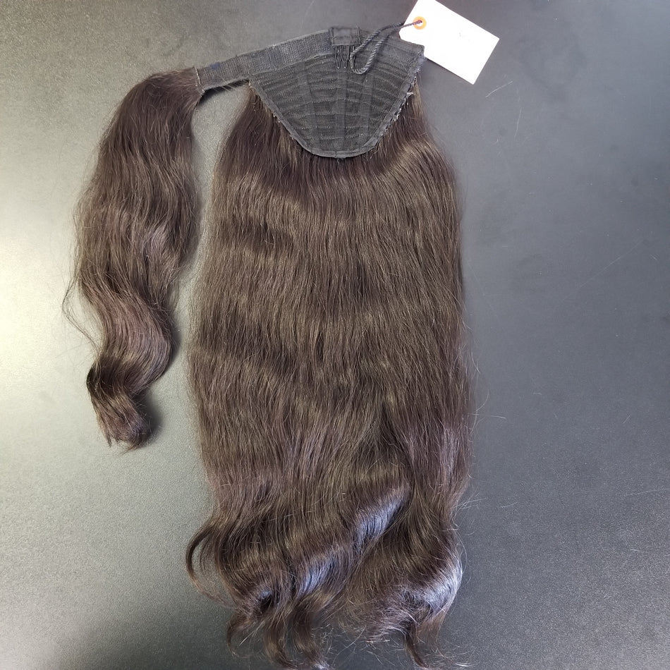 16 inch Natural Black Ponytail Extensions