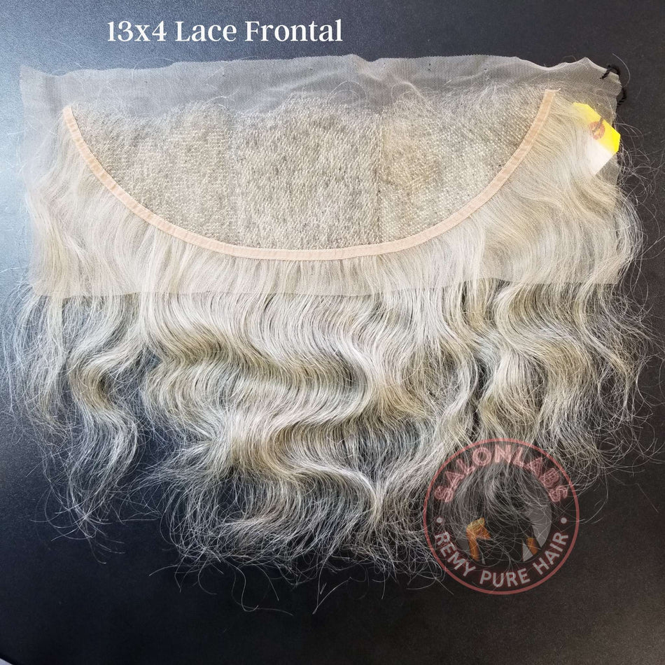 Natural GRAY Hair Frontal